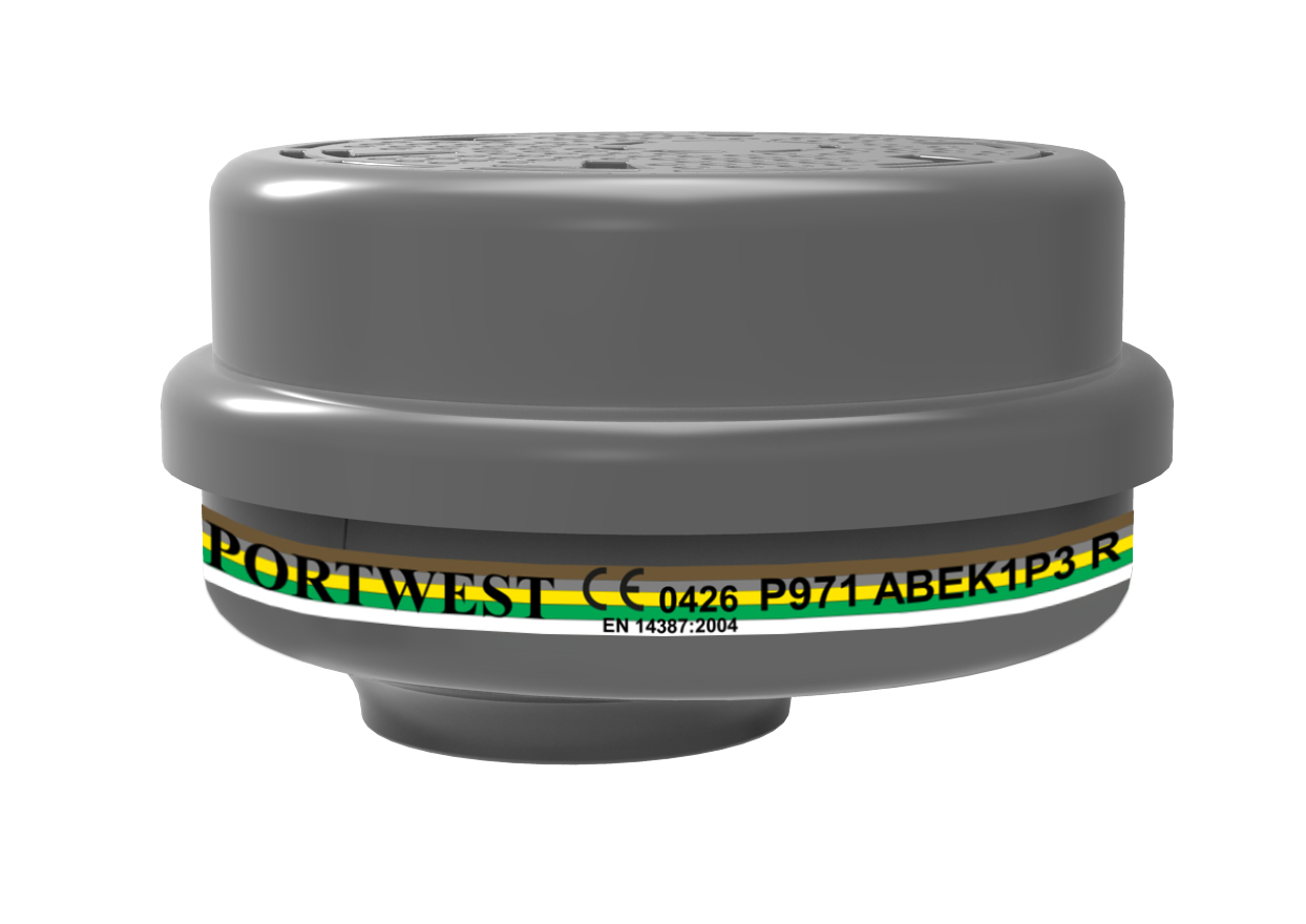 Portwest Vancouver Half Mask & Filters Replacement Filters